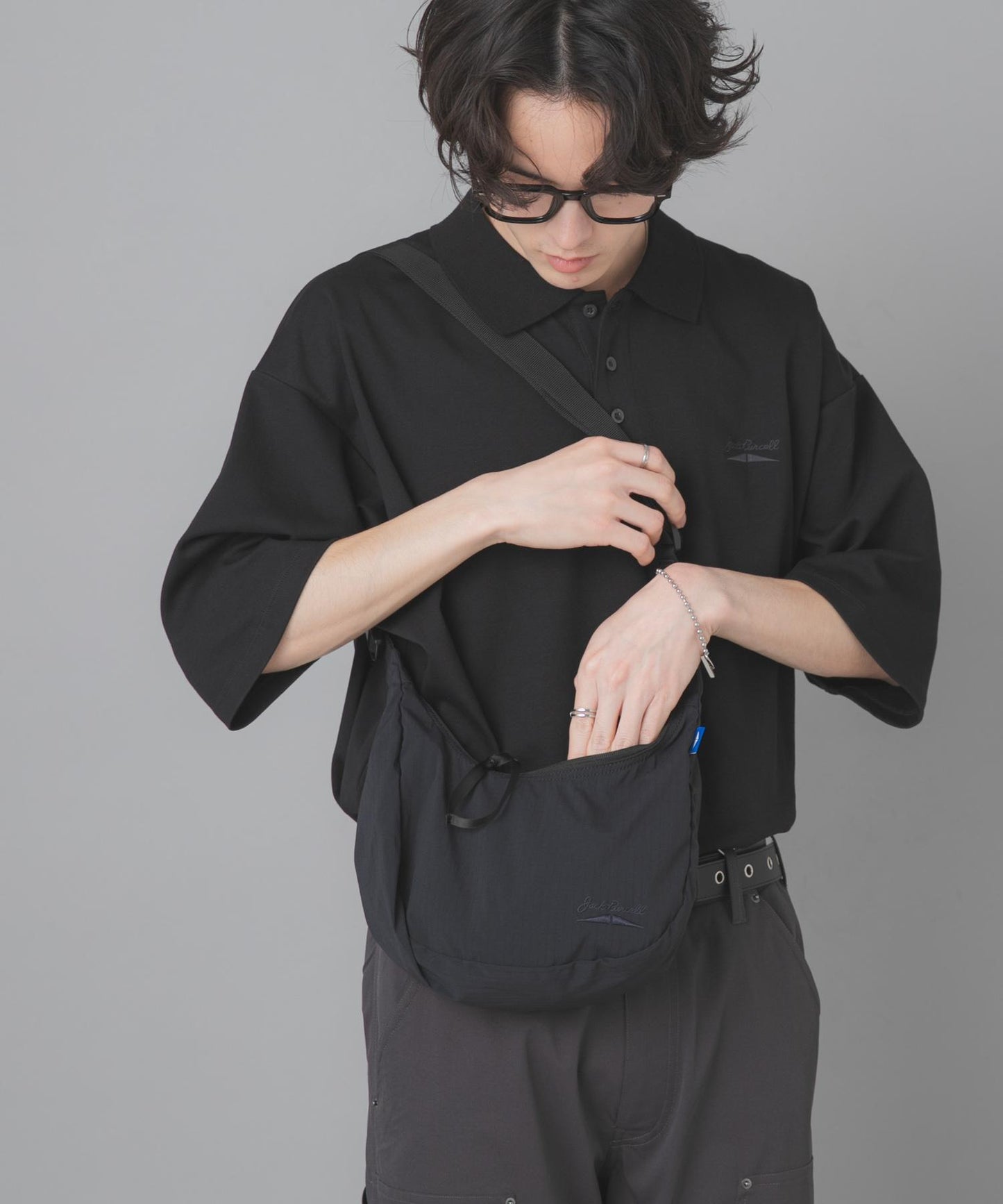 Converse×SENSE OF PLACE JACKPURCELL聯名款 單肩包