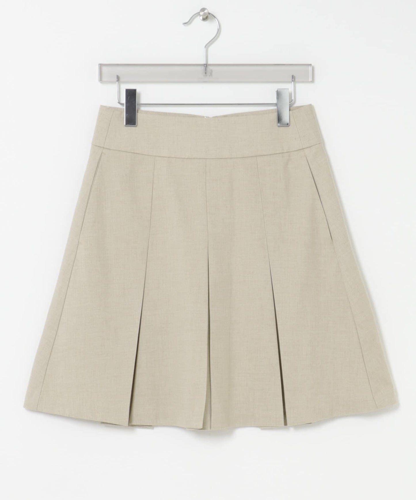 Studio Doe Wool Wide Pleated Midi Skirt
