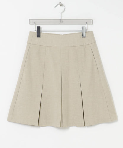 Studio Doe Wool Wide Pleated Midi Skirt