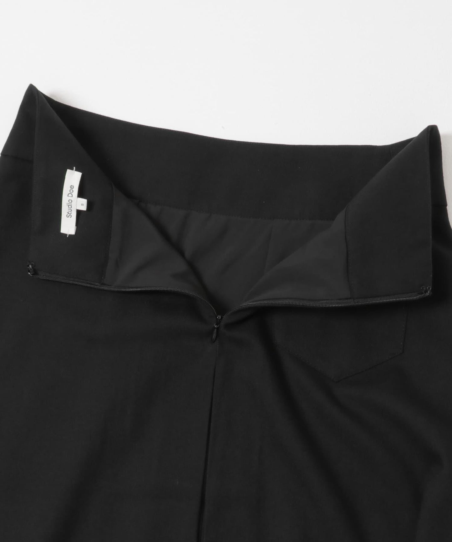Studio Doe Wool Wide Pleated Midi Skirt