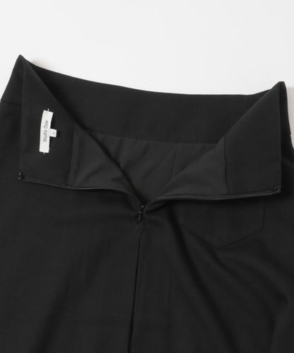 Studio Doe Wool Wide Pleated Midi Skirt