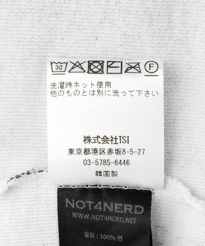 NOT4NERD Candle Residue Oil Washed 寬鬆短款T恤