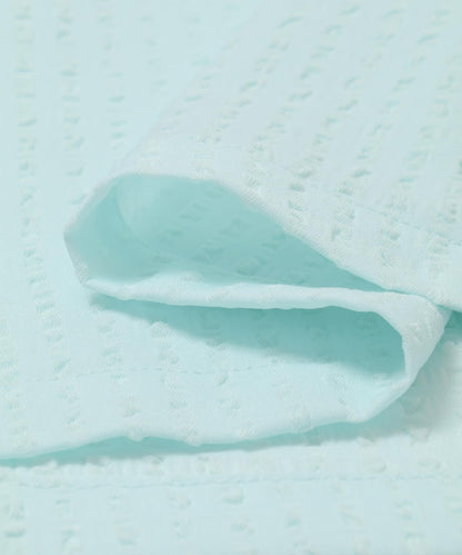 泡泡紗開領襯衫
