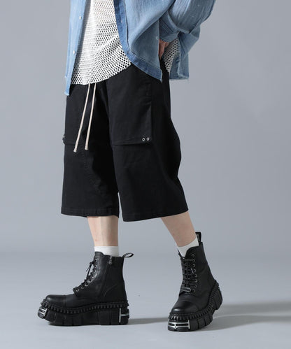DankeSchon/ダンケシェーン/TCBLK SARROEL SHORTS