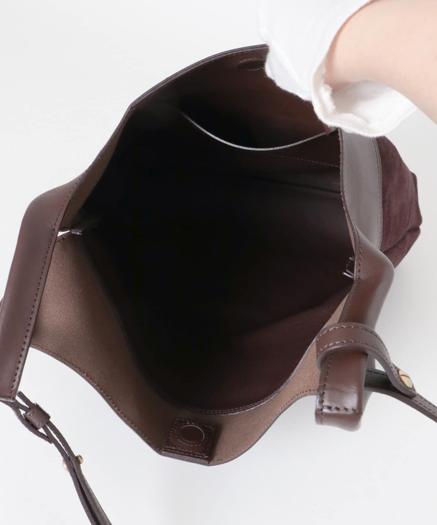 MARROW SUEDE SHOPPER LARGE