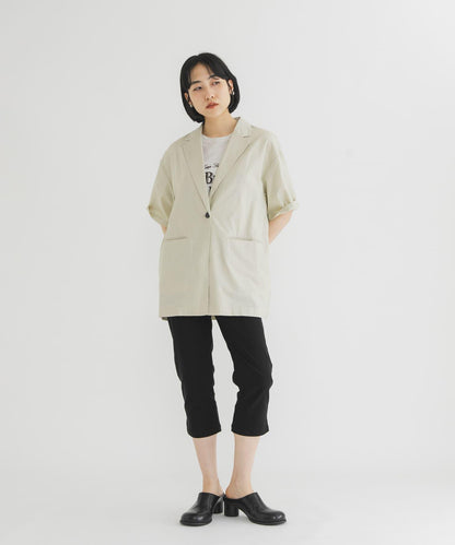 BASIC 翻領西裝外套