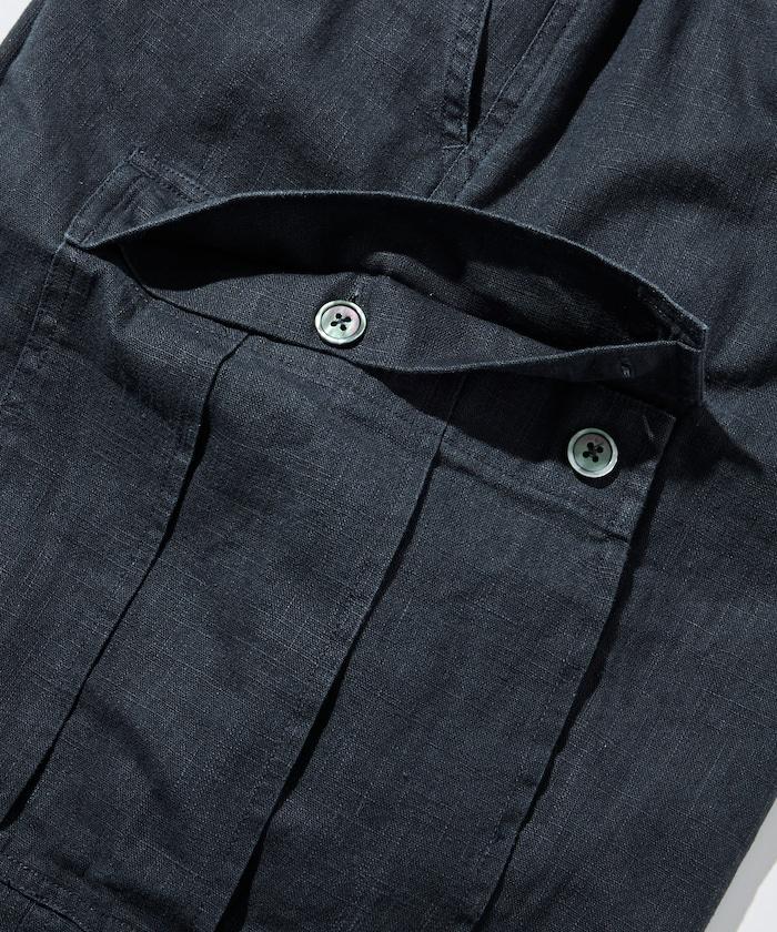LINEN COTTON EASY CARGO PANTS 亞麻棉工裝褲 【套裝款】