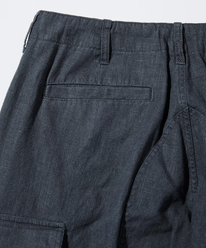 LINEN COTTON EASY CARGO PANTS 亞麻棉工裝褲 【套裝款】