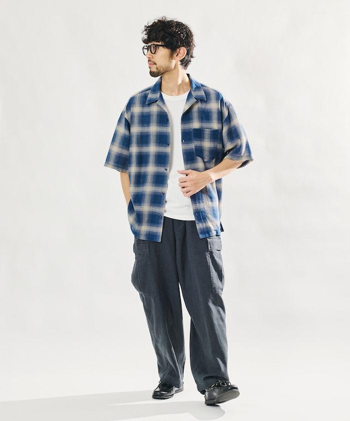 LINEN COTTON EASY CARGO PANTS 亞麻棉工裝褲 【套裝款】