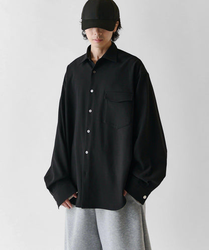 Neucon ニューコン 拼色寬袖口襯衫 2WAY