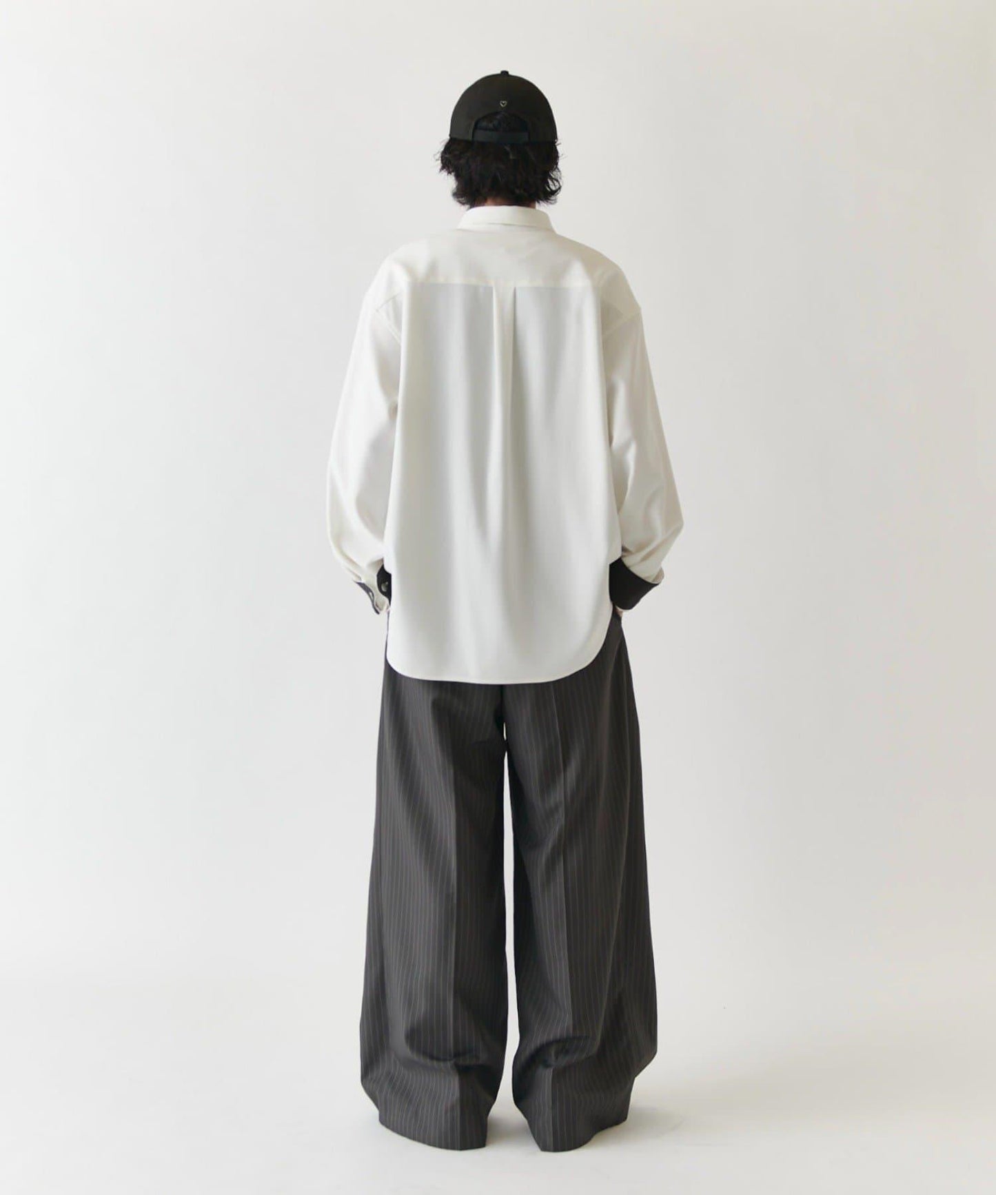 Neucon ニューコン 拼色寬袖口襯衫 2WAY