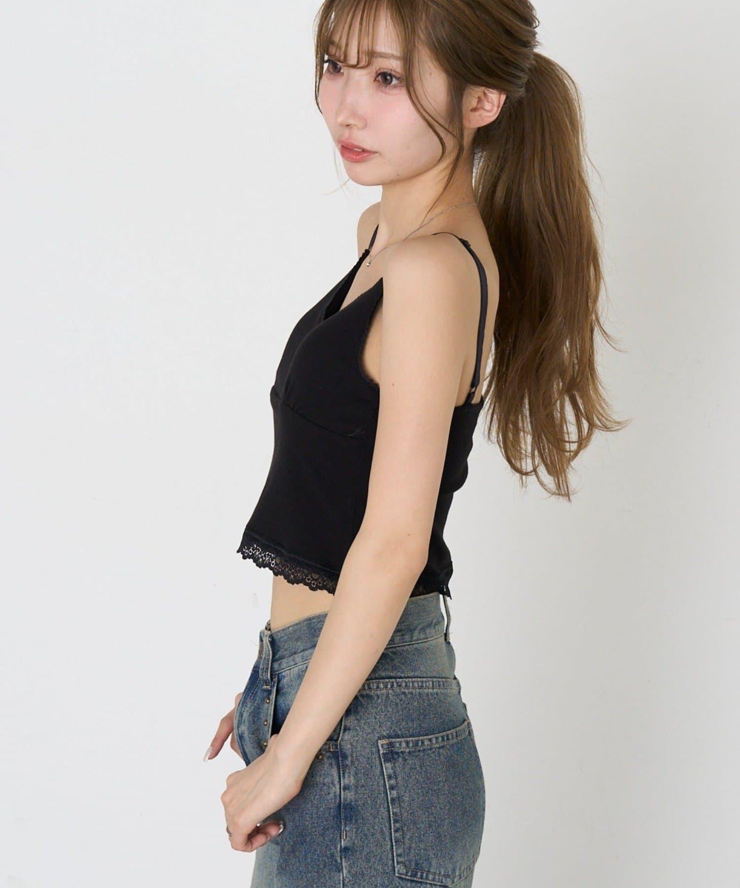 RAY CASSIN 裹身蕾絲吊帶