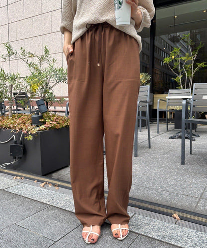 貼袋休閒褲