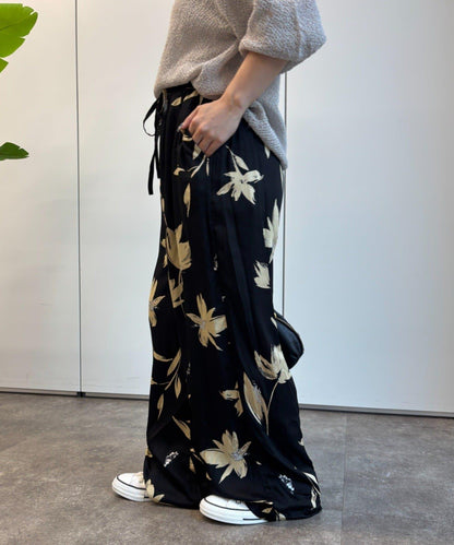 植物印花長褲
