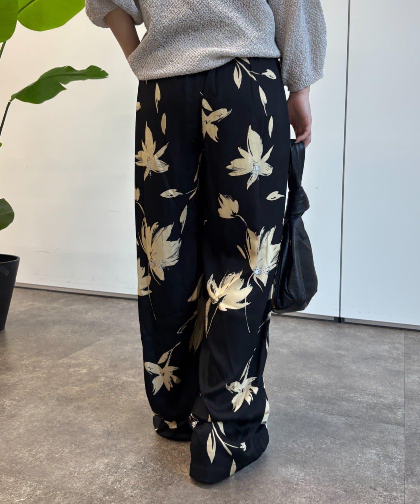 植物印花長褲