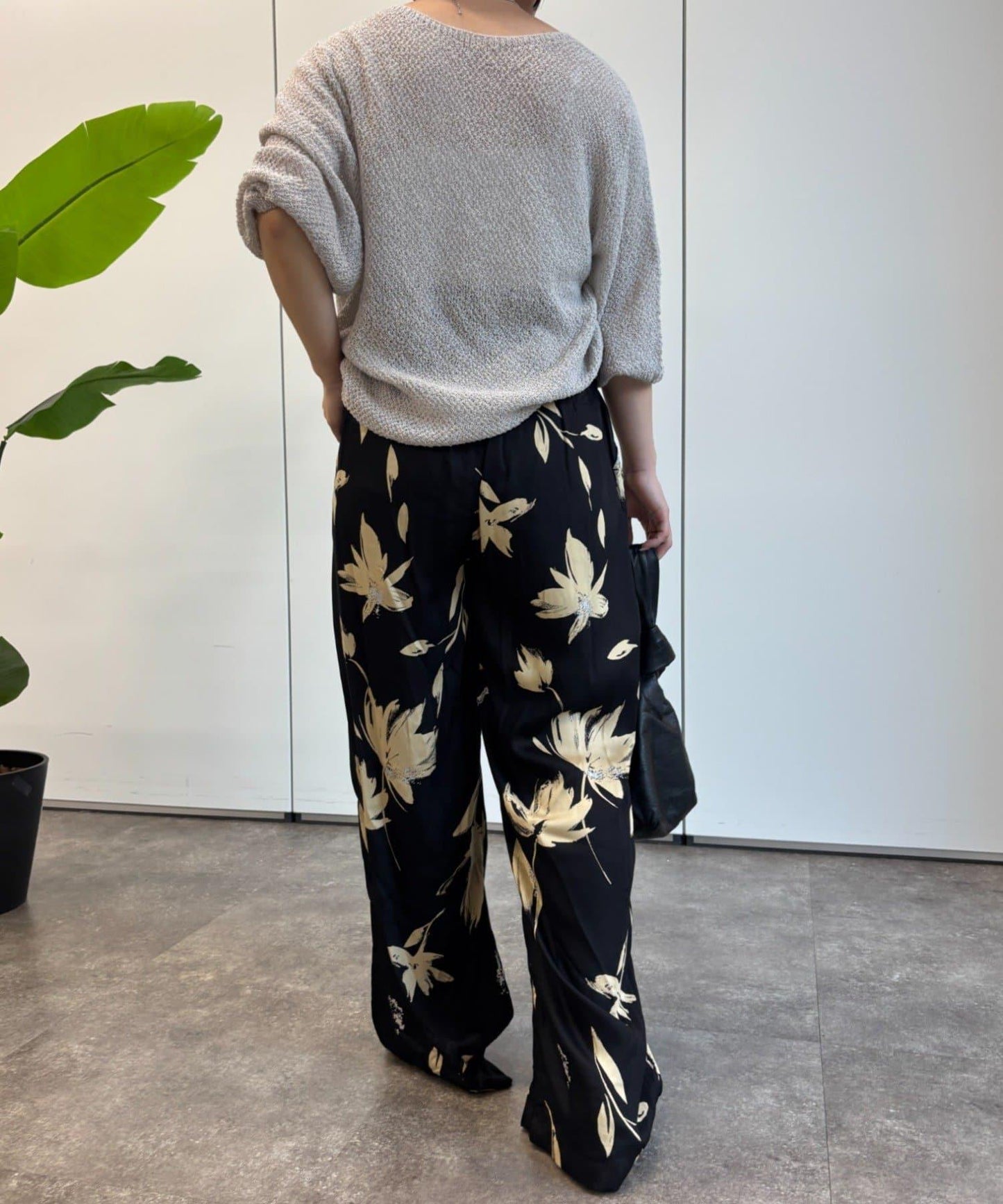 植物印花長褲