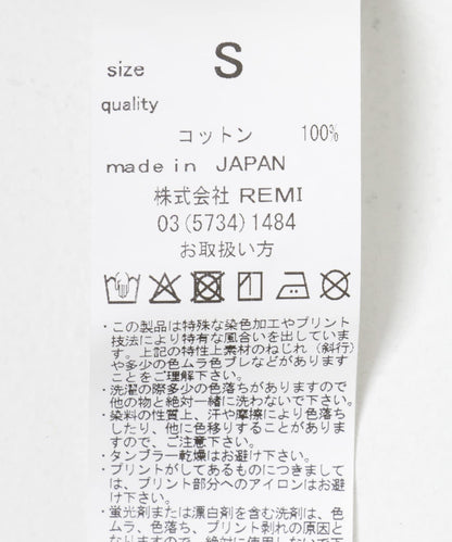 REMI RELIEF SP加工25/天竺T恤