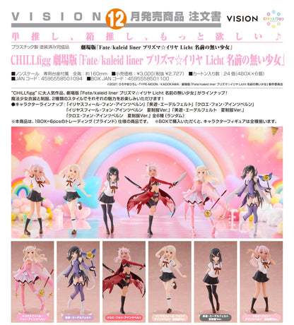 劇場版Fate/kaleid liner プリズマ☆イリヤ Licht 名前の無い少女 CHILLfigg 迷你手辦 6個裝 完整盒裝