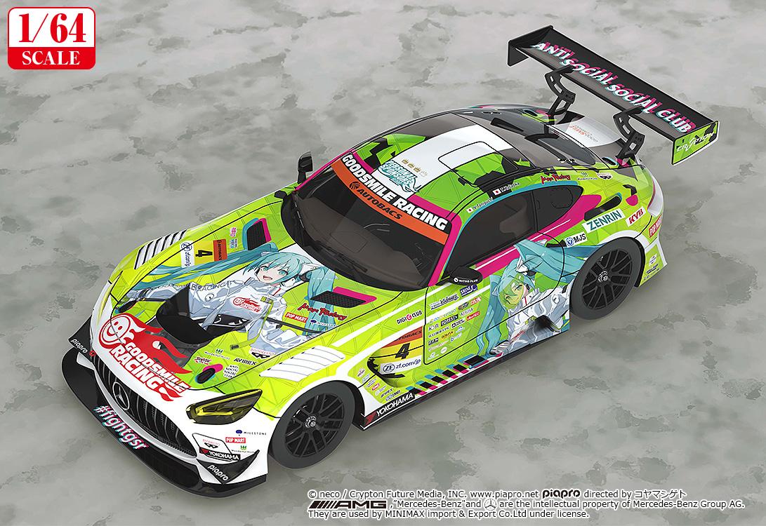 初音ミク（初音未來） GTプロジェクト 1/64 グッドスマイル 初音ミク AMG 2022 開幕戦Ver.