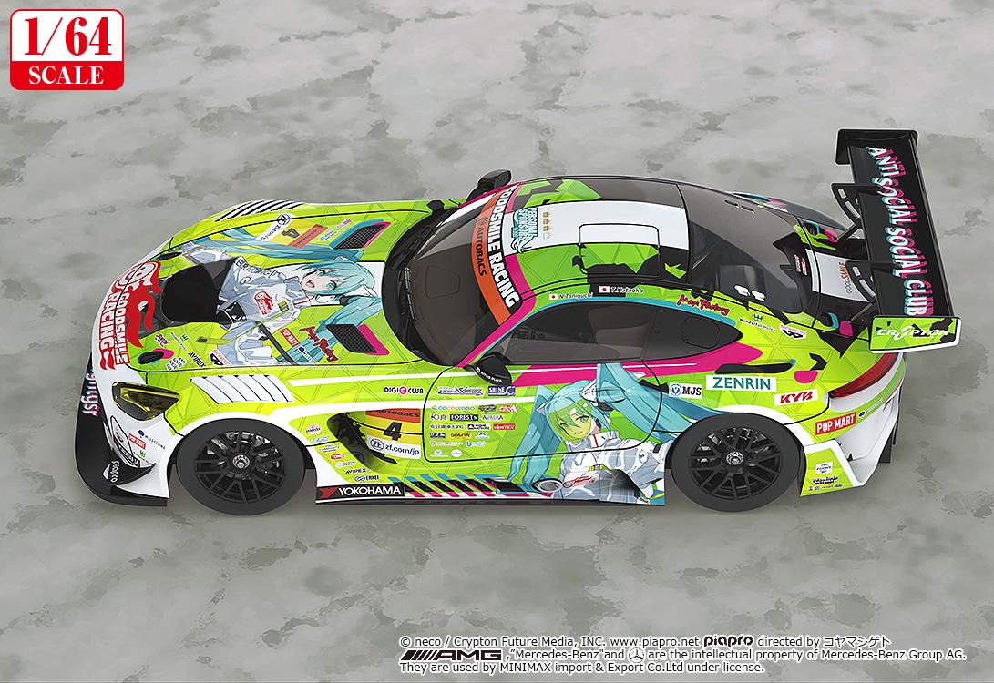 初音ミク（初音未來） GTプロジェクト 1/64 グッドスマイル 初音ミク AMG 2022 開幕戦Ver.