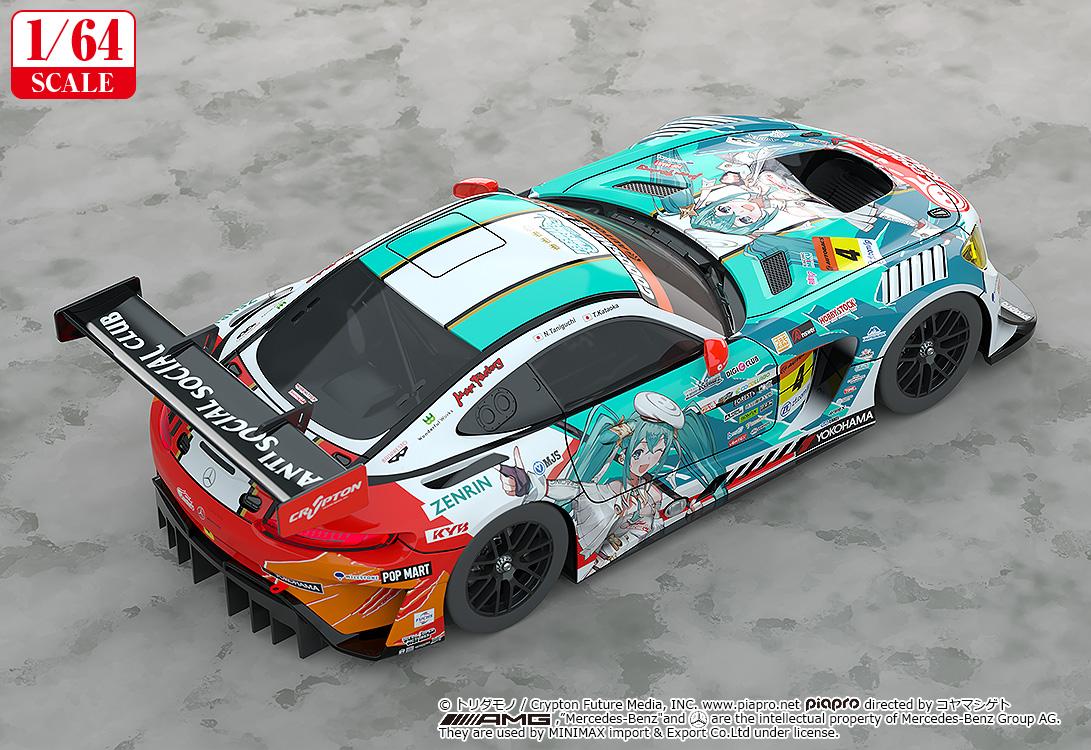 初音ミク（初音未來） GTプロジェクト 1/64 グッドスマイル 初音ミク AMG 2023 開幕戦Ver.