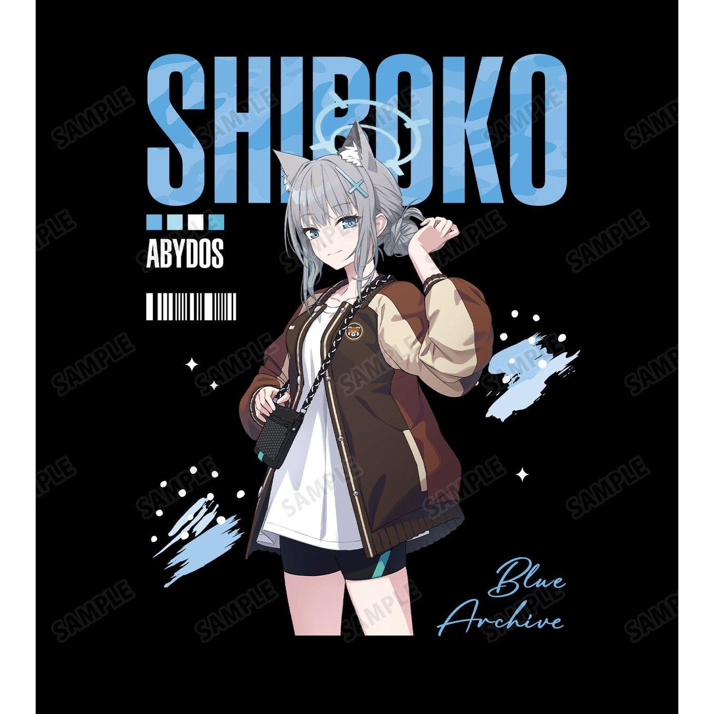 ブルーアーカイブ（蔚藍檔案） シロコ BIG廓形T恤 XL碼