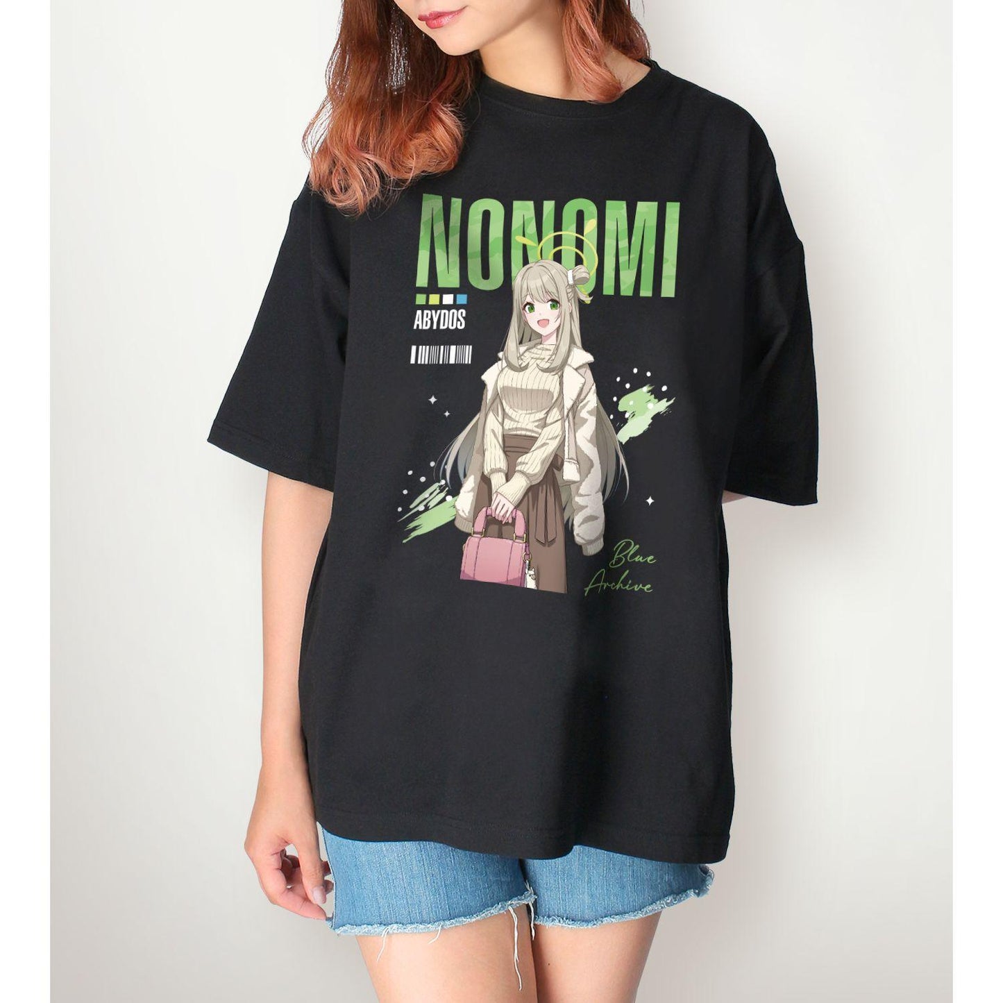 ブルーアーカイブ（蔚藍檔案） ノノミ BIGシルエットTシャツユニセックス XL碼