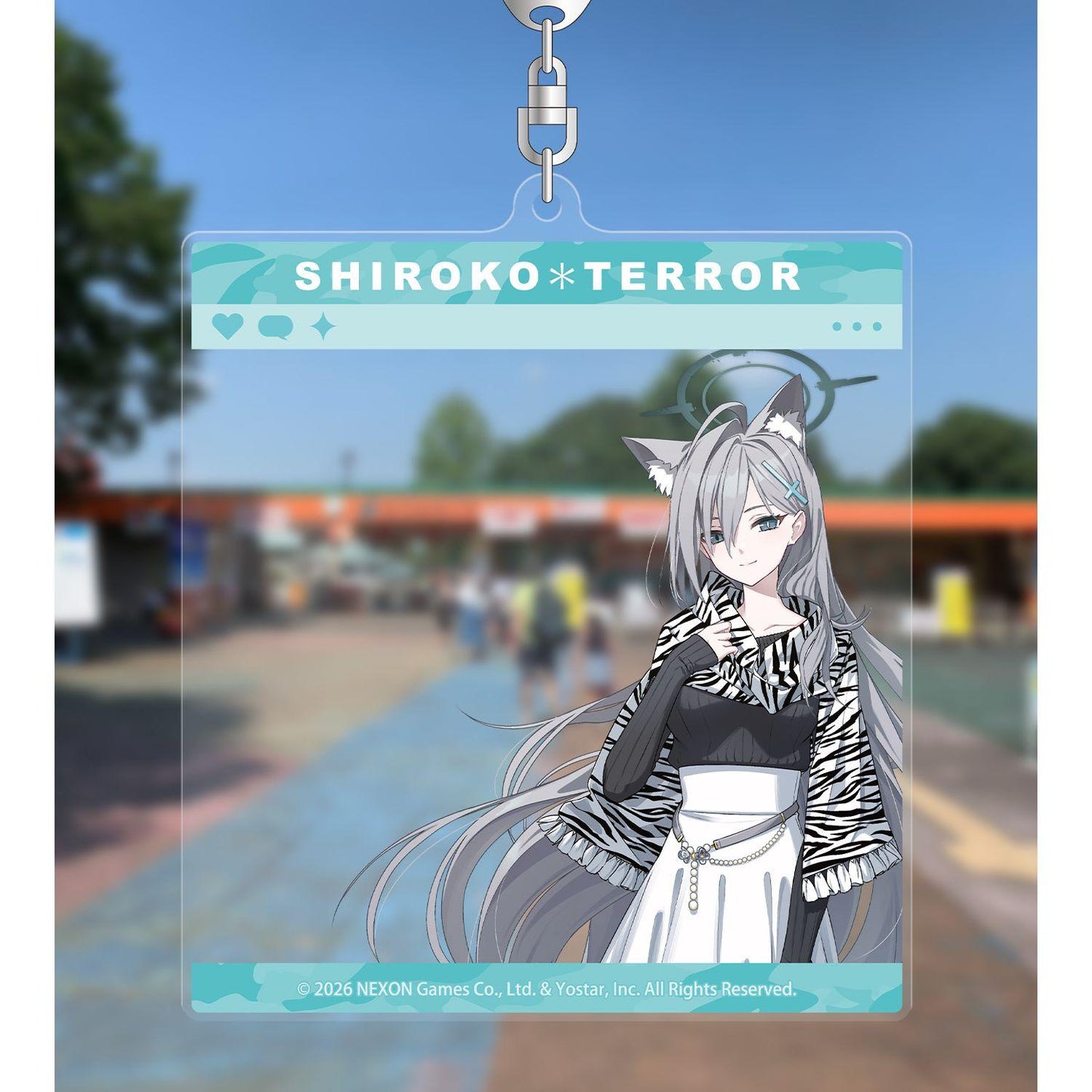ブルーアーカイブ シロコ＊テラー SNS風BIG亞克力鑰匙扣