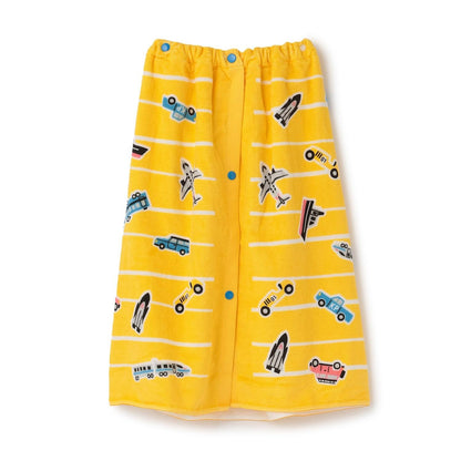 【SWIM】交通工具圖案 兒童浴巾