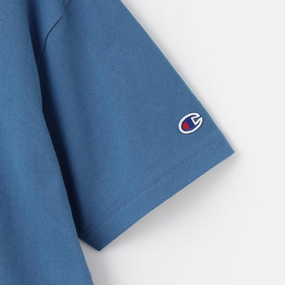 【Champion】Dad學院風Logo短袖T恤
