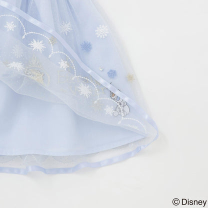 アナと雪の女王（冰雪奇緣） チュール刺繡半身裙