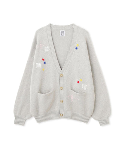 B omnivore/ビーオムニボー HAND STITCH CARDIGAN 手工縫線針織開衫