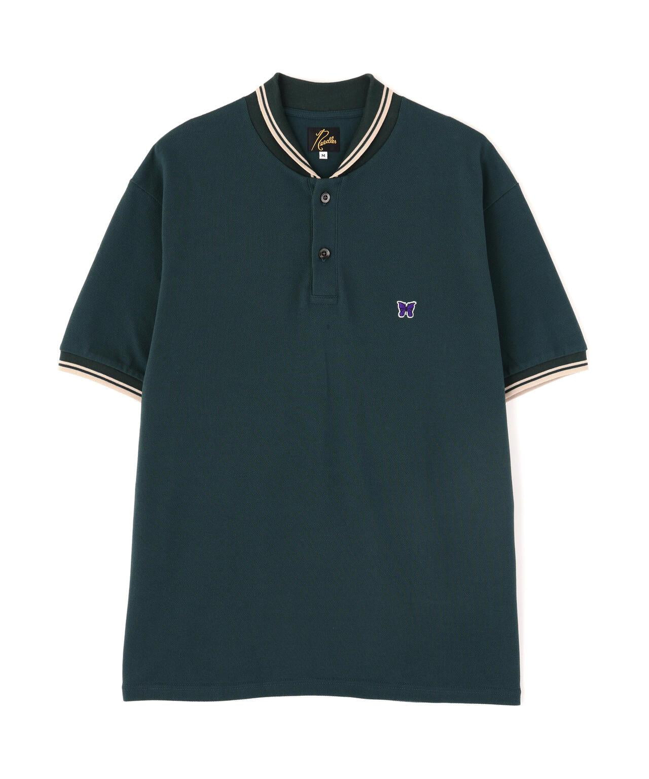 Needles 聯名 Shawl Collar S/S Polo - Cotton Pique
