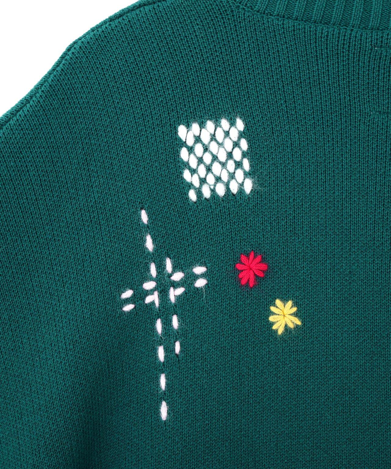B omnivore/ビーオムニボー HAND STITCH CARDIGAN 手工縫線針織開衫