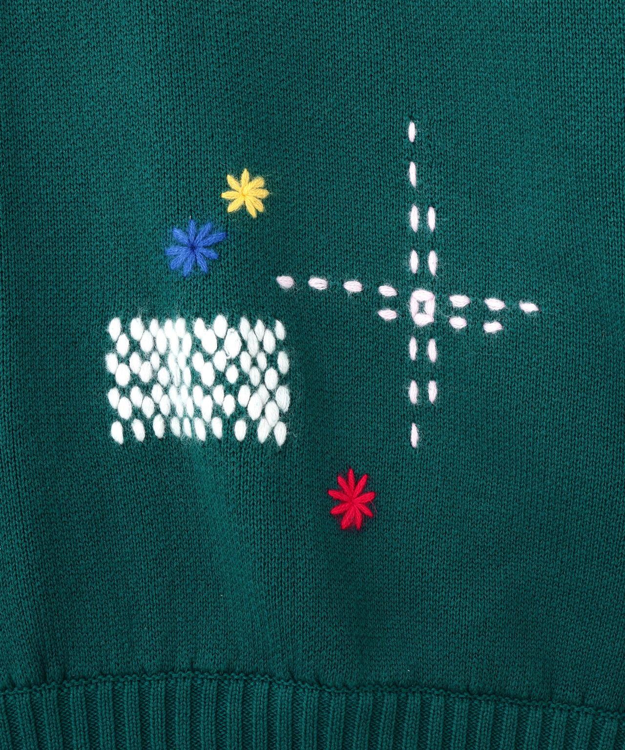 B omnivore/ビーオムニボー HAND STITCH CARDIGAN 手工縫線針織開衫