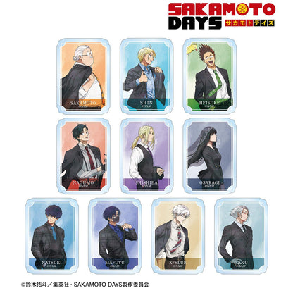 SAKAMOTO DAYS 描き下ろし 西裝漫步ver. 隨機透明異形貼紙（整盒/10包入）