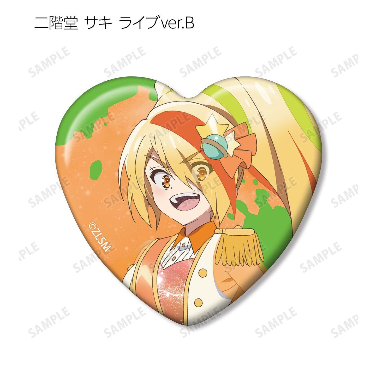 劇場版ゾンビランドサガ（佐賀偶像是傳奇 劇場版） 夢想銀河樂園 交易 Live ver. 心形徽章 BOX裝（14包入）