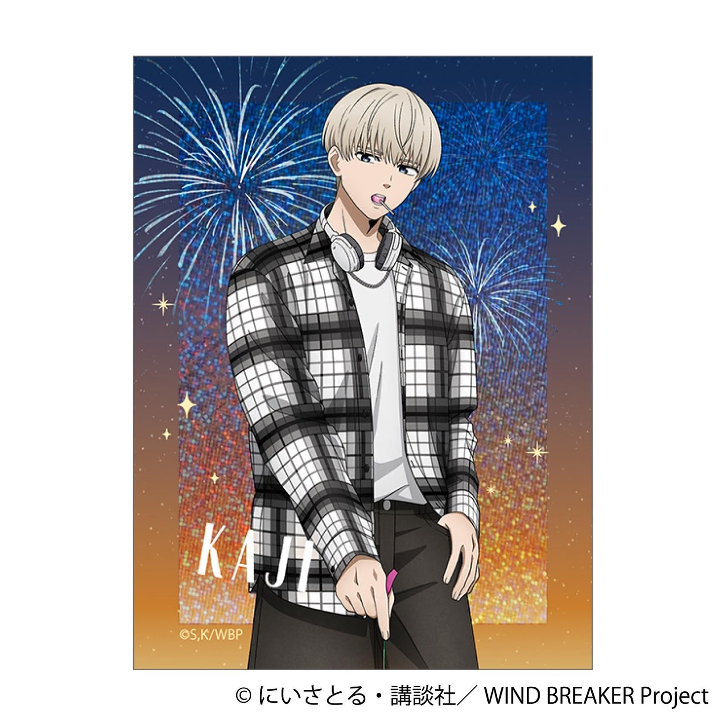 WIND BREAKER（防風少年） 全息貼紙 梶蓮 花火
