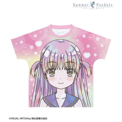 Summer Pockets 加藤うみ Ani-Art KAWAII label 全幅印花T恤 XXl碼