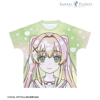 Summer Pockets 紬ヴェンダース Ani-Art KAWAII label 全幅印花T恤 XXL碼