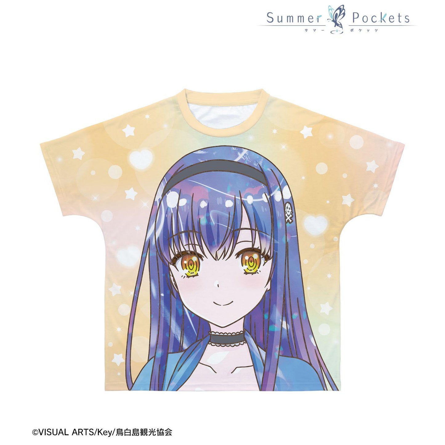 Summer Pockets 久島鷗 Ani-Art KAWAII label 全幅印花T恤 XXl碼