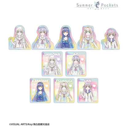 Summer Pockets トレーディング Ani-Art KAWAII label 鐳射異形貼紙 (單位/完整BOX) 【BOX/10個裝】