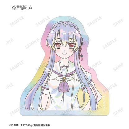 Summer Pockets トレーディング Ani-Art KAWAII label 鐳射異形貼紙 (單位/完整BOX) 【BOX/10個裝】