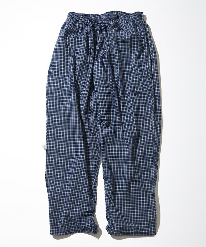 Indigo Madras Check Easy 長褲