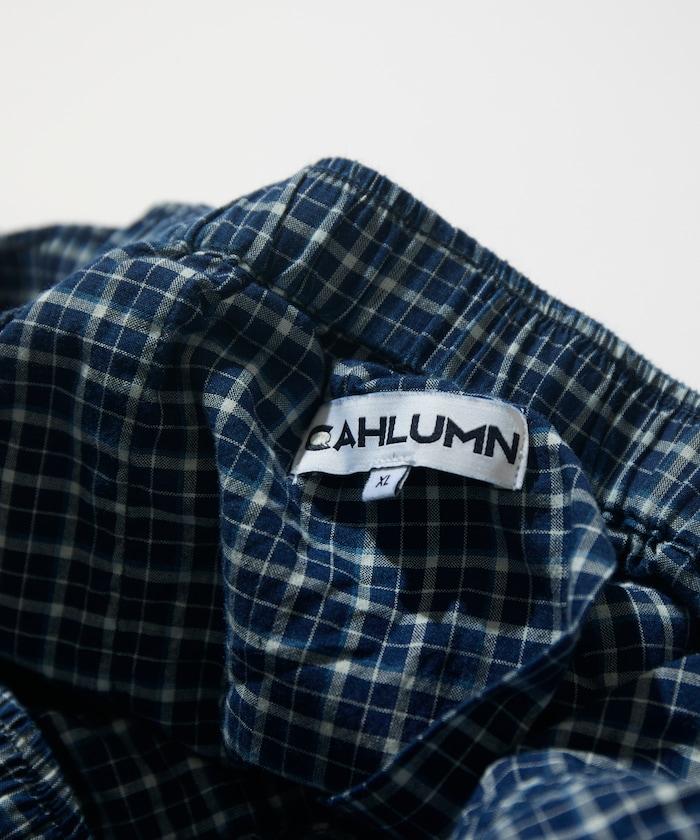 Indigo Madras Check Easy 長褲