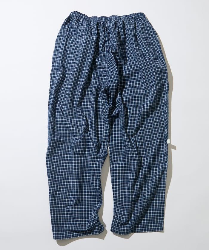 Indigo Madras Check Easy 長褲