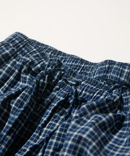 Indigo Madras Check Easy 長褲