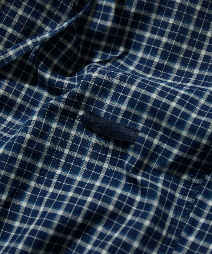 Indigo Madras Check 九分休閒褲