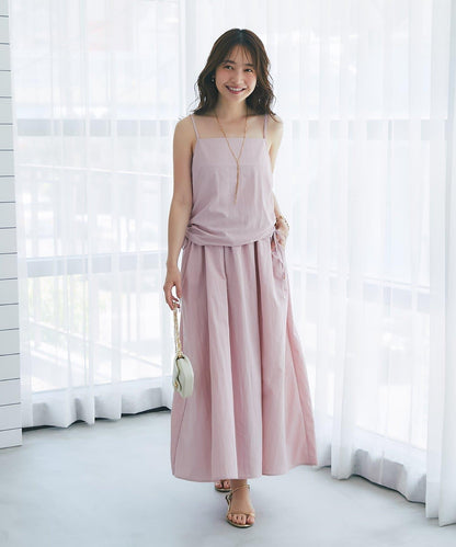 【La boutique BonBon】抽繩吊帶連衣裙