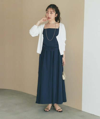 【La boutique BonBon】抽繩吊帶連衣裙